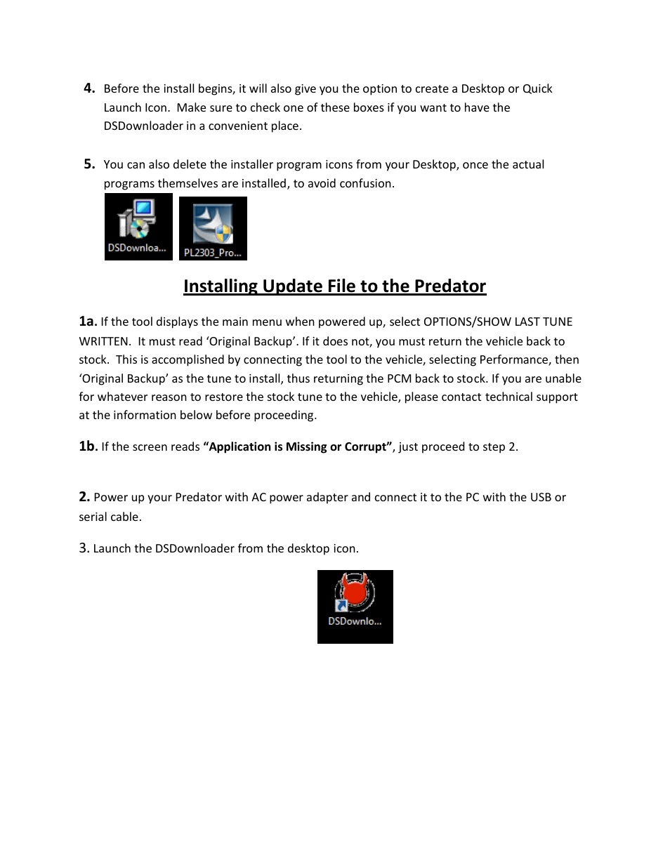 Installing update file to the predator | DiabloSport Predator Revision Update Instructions - Using Legacy Connect User Manual | Page 6 / 15