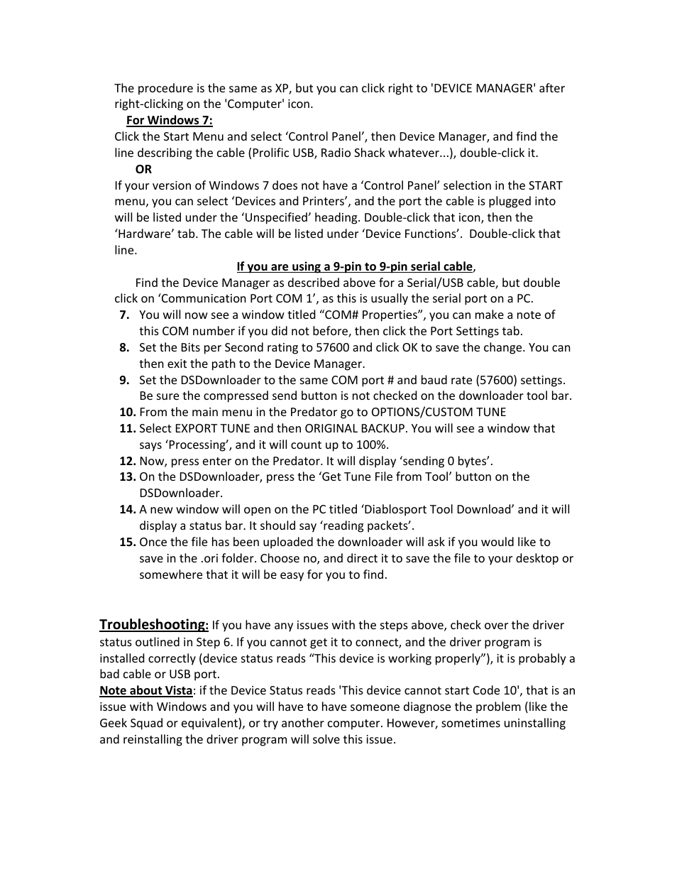 DiabloSport Predator U7153 Custom tune installation User Manual | Page 3 / 4