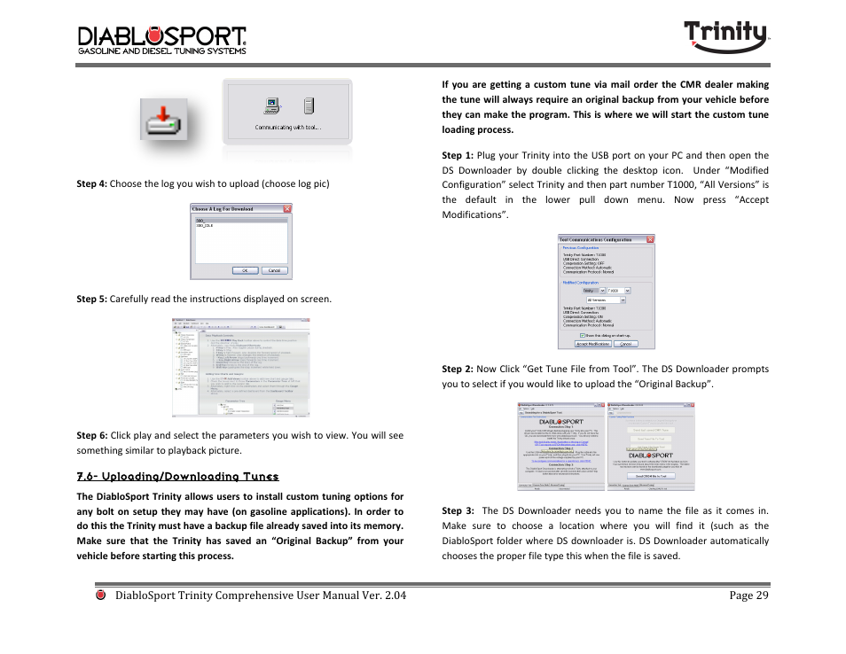 DiabloSport Trinity T-1000 Comprehensive User Manual User Manual | Page 29 / 33