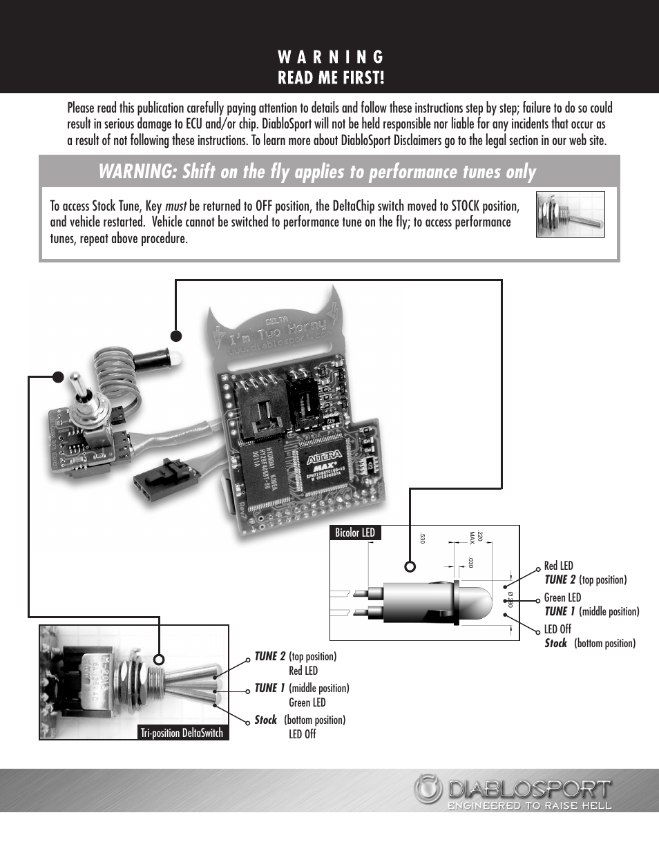 DiabloSport DeltaChip Installation User Manual | 3 pages