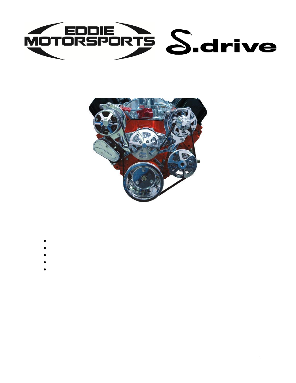 Eddie Motorsports MS107-50 User Manual | 10 pages