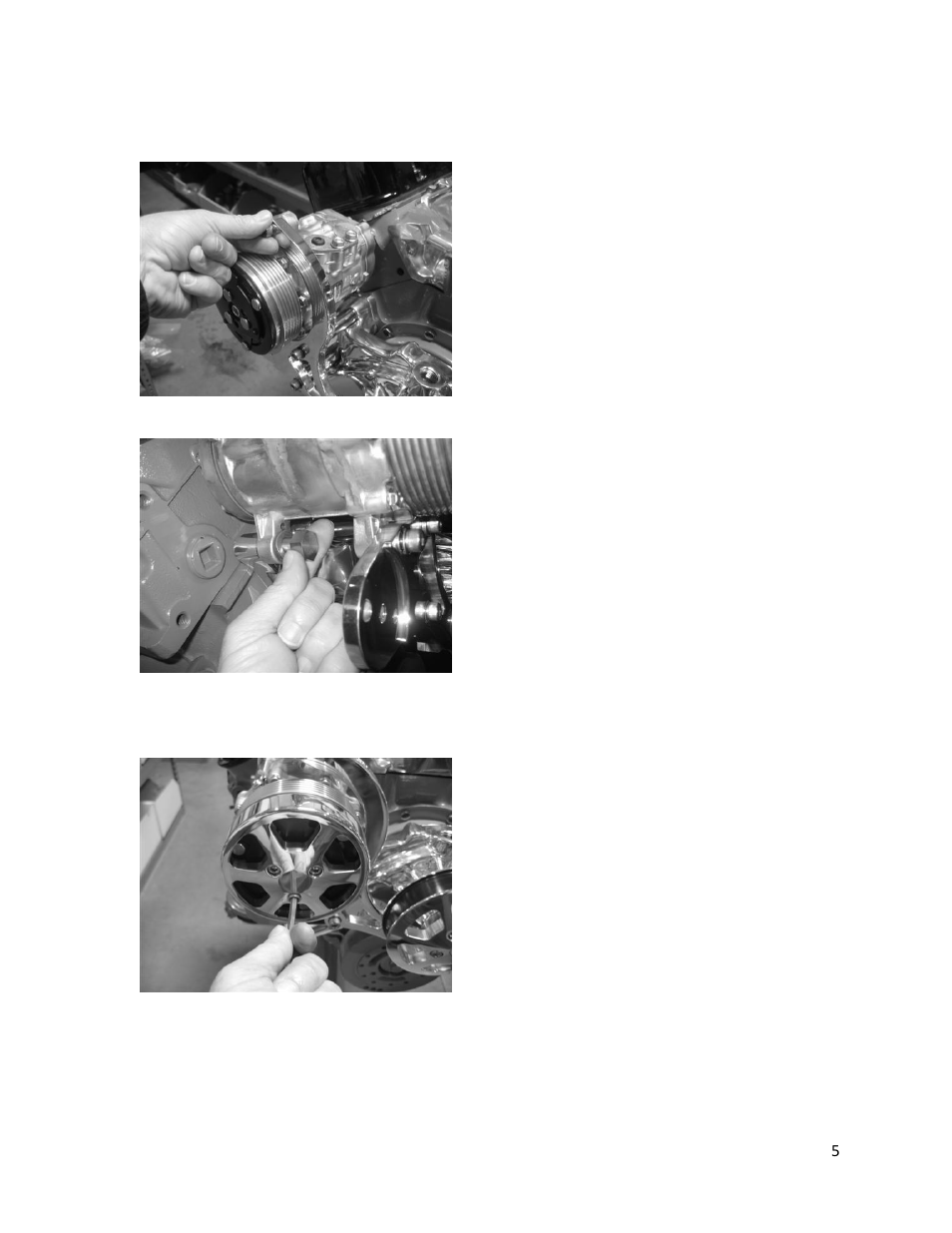 Install a/c pump | Eddie Motorsports MS107-50 User Manual | Page 5 / 10