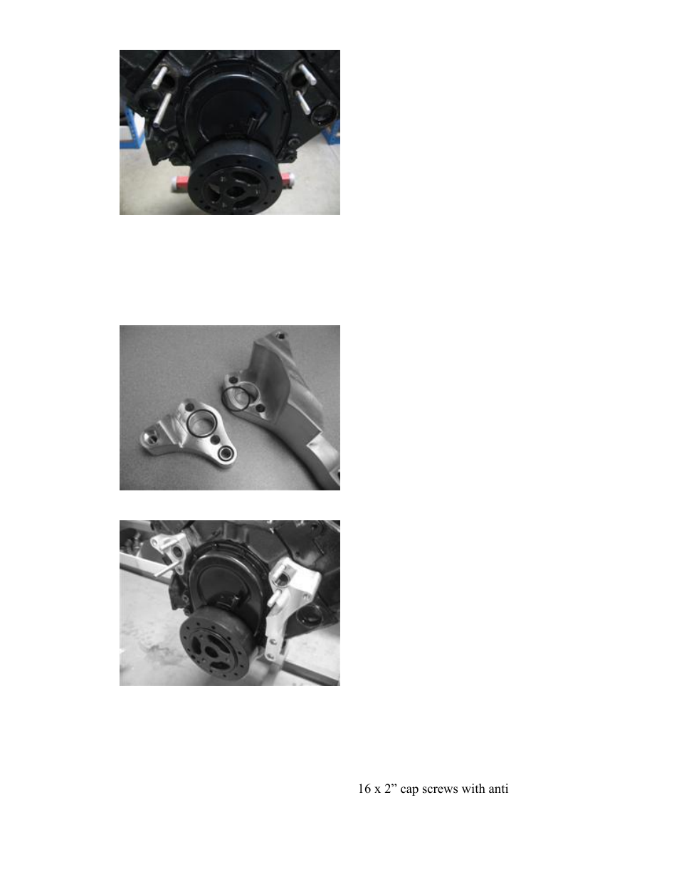 Install compressor and alternator brackets, Install power steering bracket | Eddie Motorsports MS107-55 User Manual | Page 2 / 10