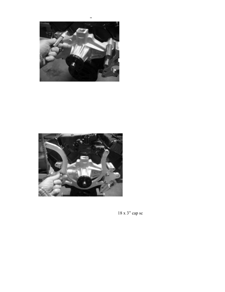 Install main bracket, Install power steering pump with pulley | Eddie Motorsports MS107-55 User Manual | Page 4 / 10