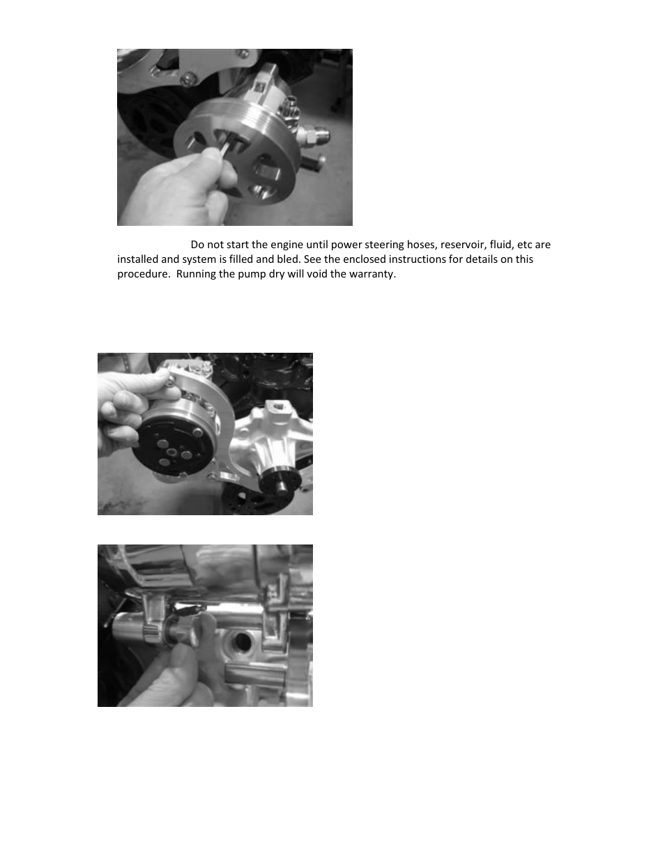 Install a/c pump | Eddie Motorsports MS107-55 User Manual | Page 5 / 10