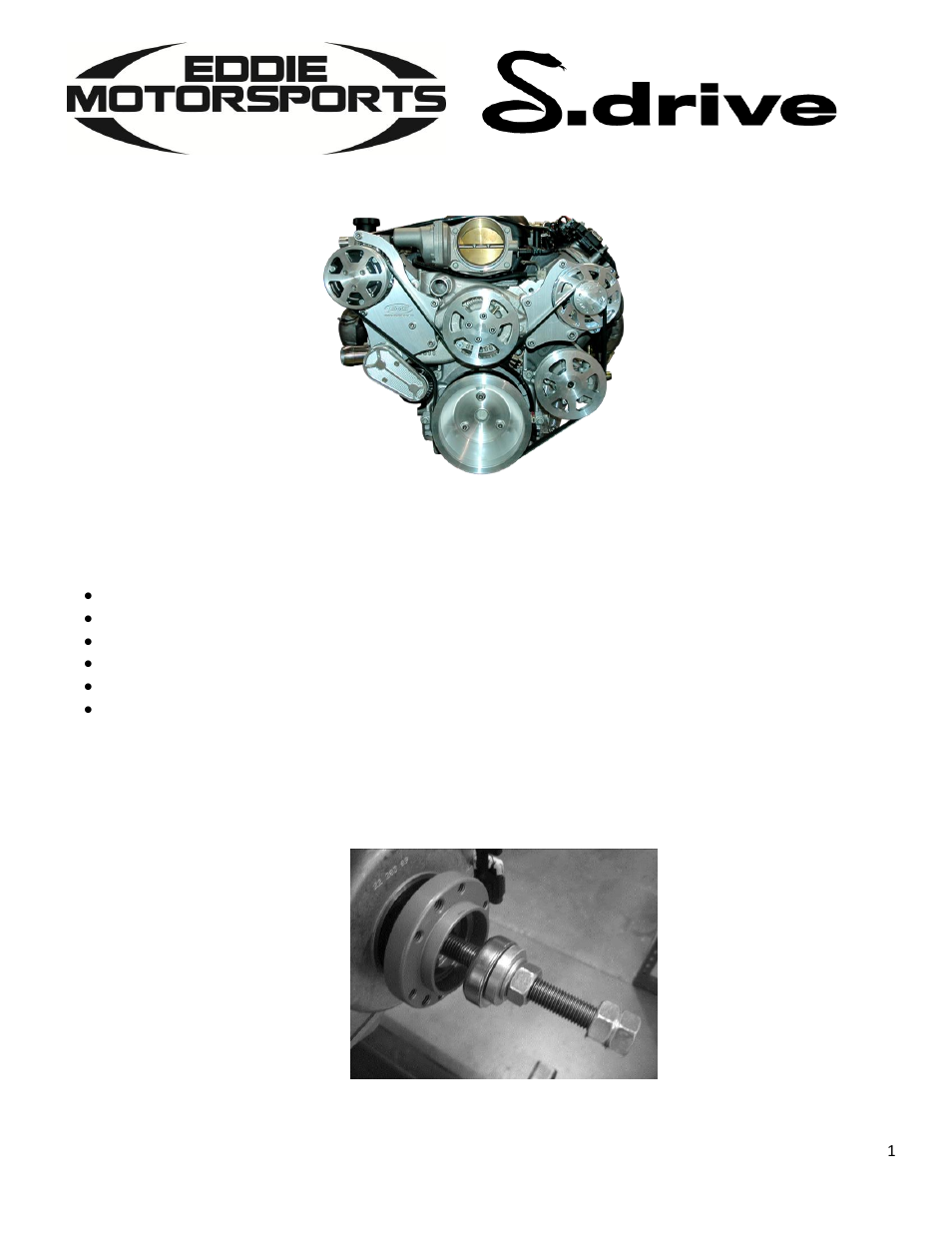 Eddie Motorsports MS107-60 User Manual | 11 pages