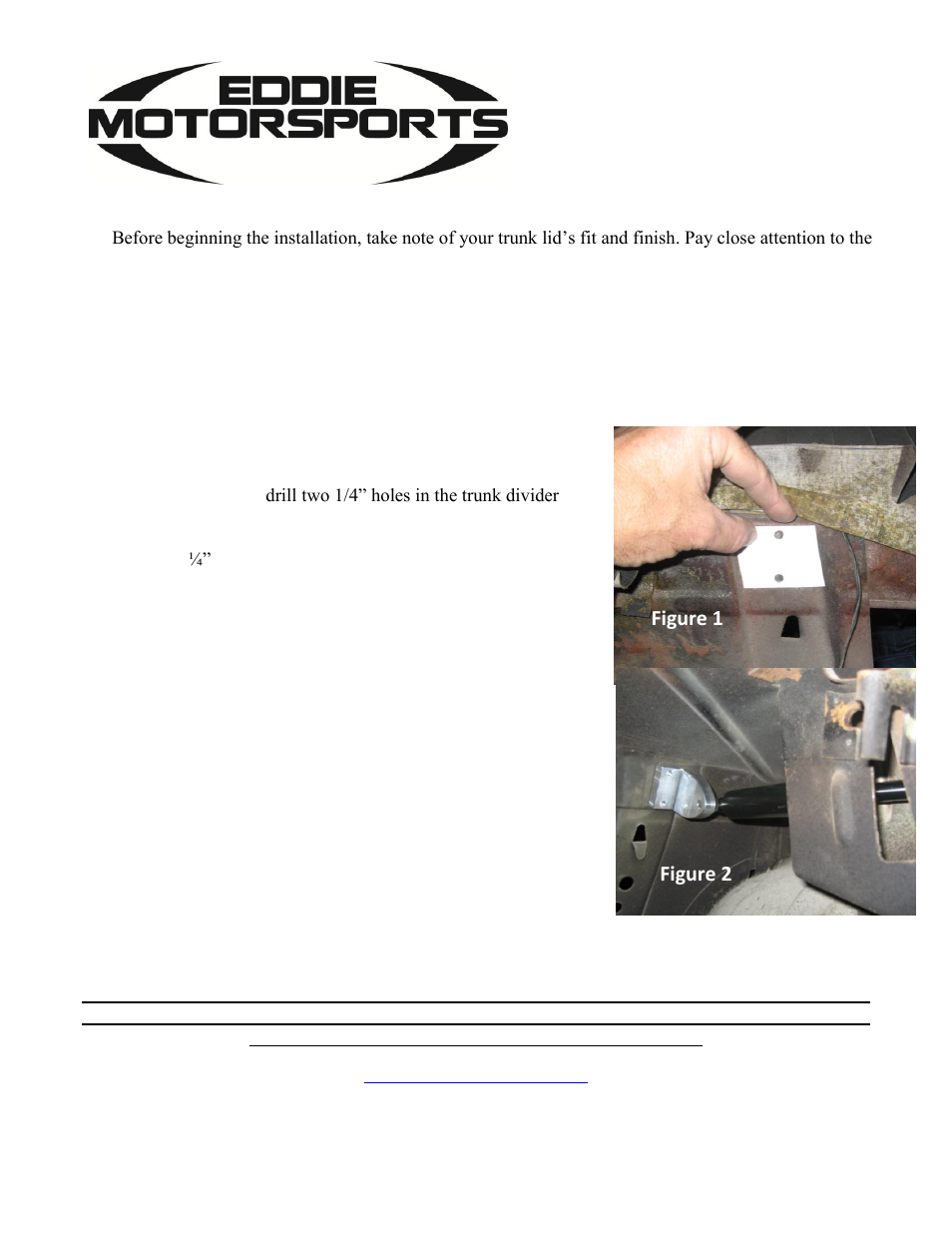 Eddie Motorsports MS149-16 ’57 User Manual | 1 page