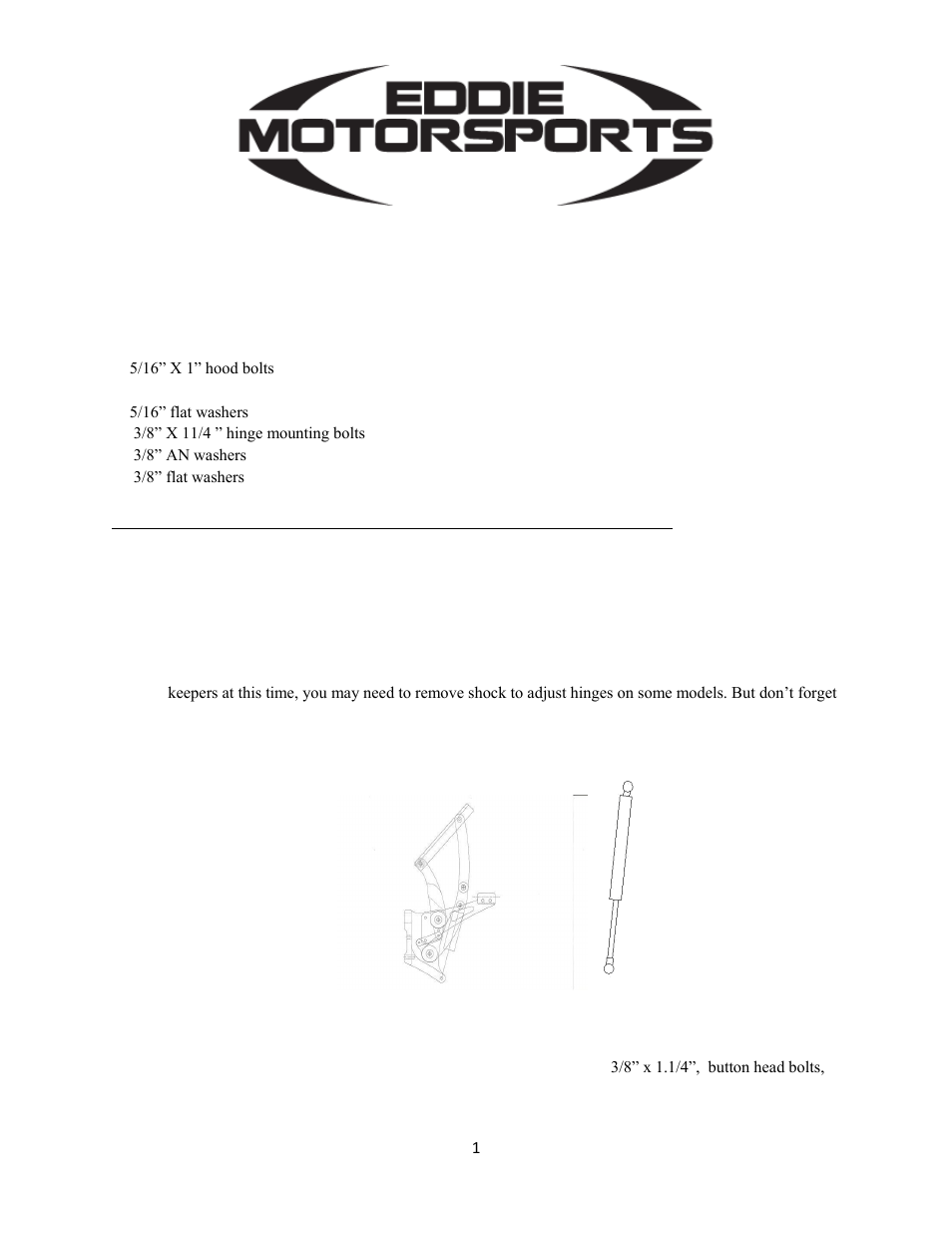 Eddie Motorsports MS149-30 55-56 User Manual | 2 pages