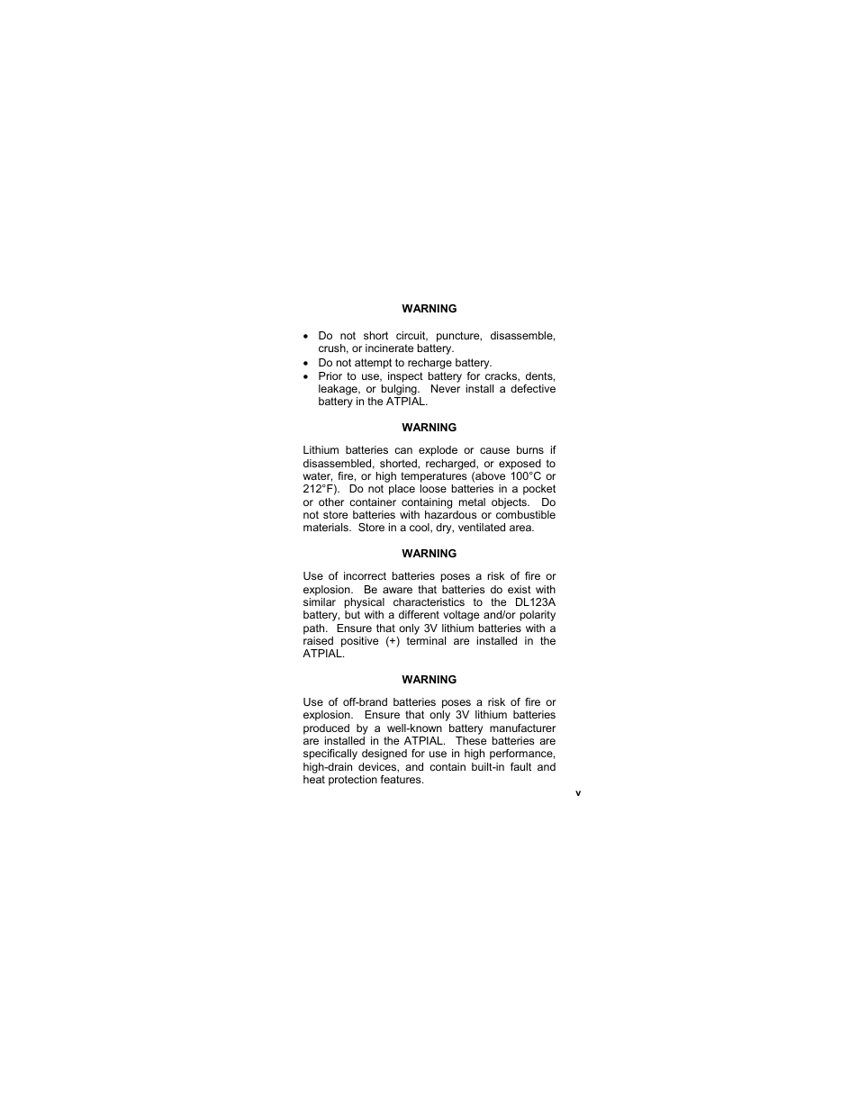 EOTech ATPIAL (AN/PEQ-15) - ADVANCED TARGET POINTER ILLUMINATOR AIMING LIGHT User Manual | Page 7 / 70