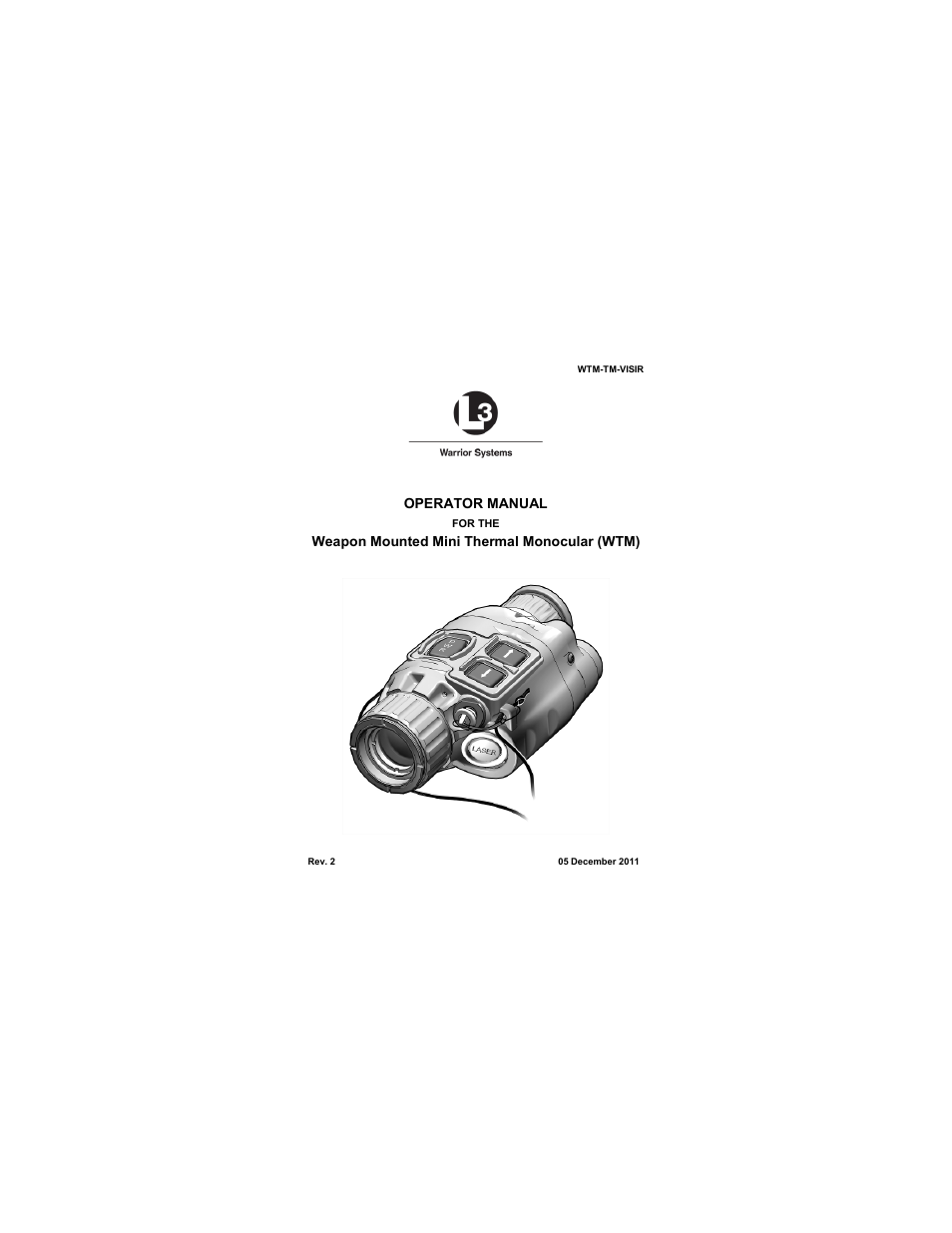 EOTech MTM Mini-Thermal Monocular User Manual | 68 pages