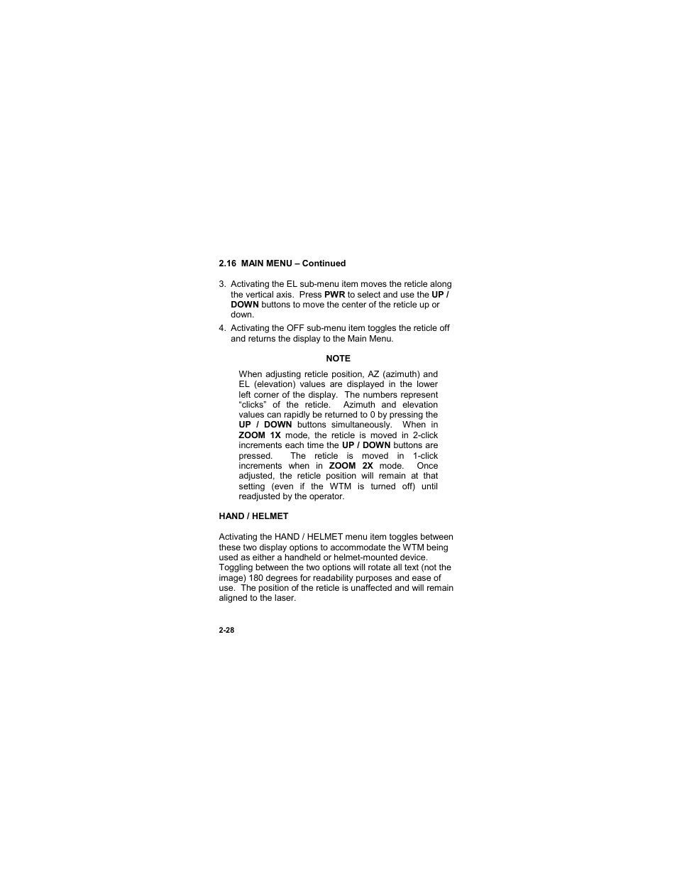 EOTech MTM Mini-Thermal Monocular User Manual | Page 48 / 68