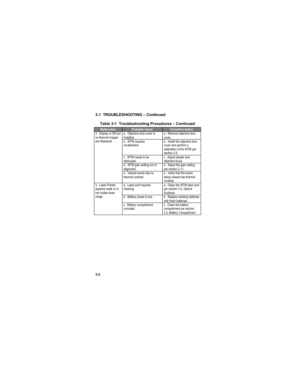 EOTech MTM Mini-Thermal Monocular User Manual | Page 56 / 68