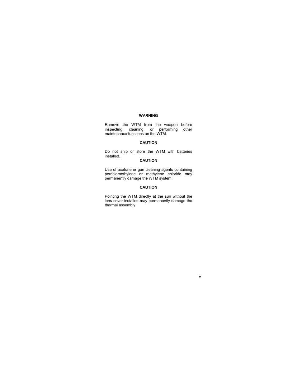 EOTech MTM Mini-Thermal Monocular User Manual | Page 7 / 68