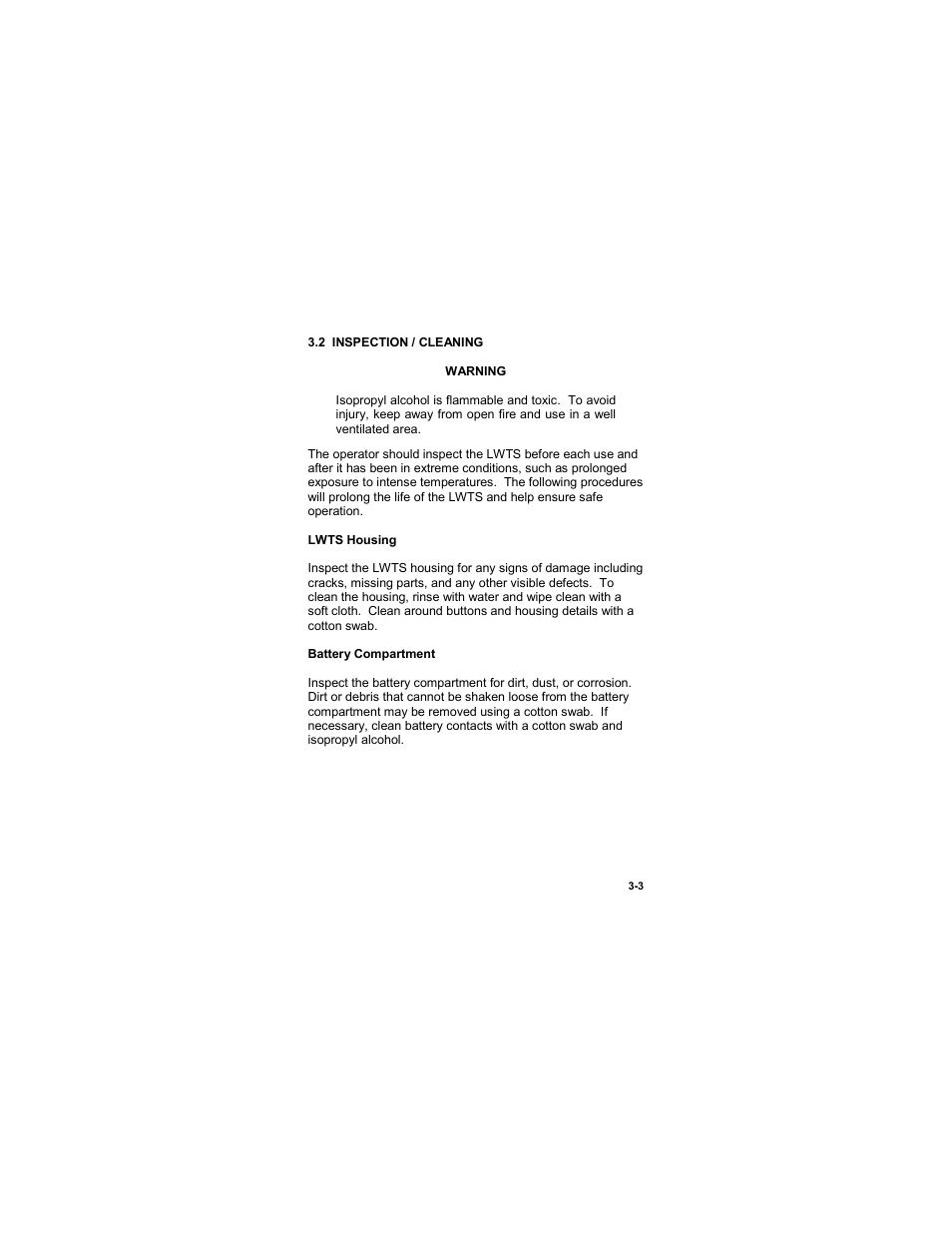2 inspection / cleaning, 2 inspection / cleaning -3 | EOTech LWTS Light Weapon Thermal Sight User Manual | Page 67 / 82