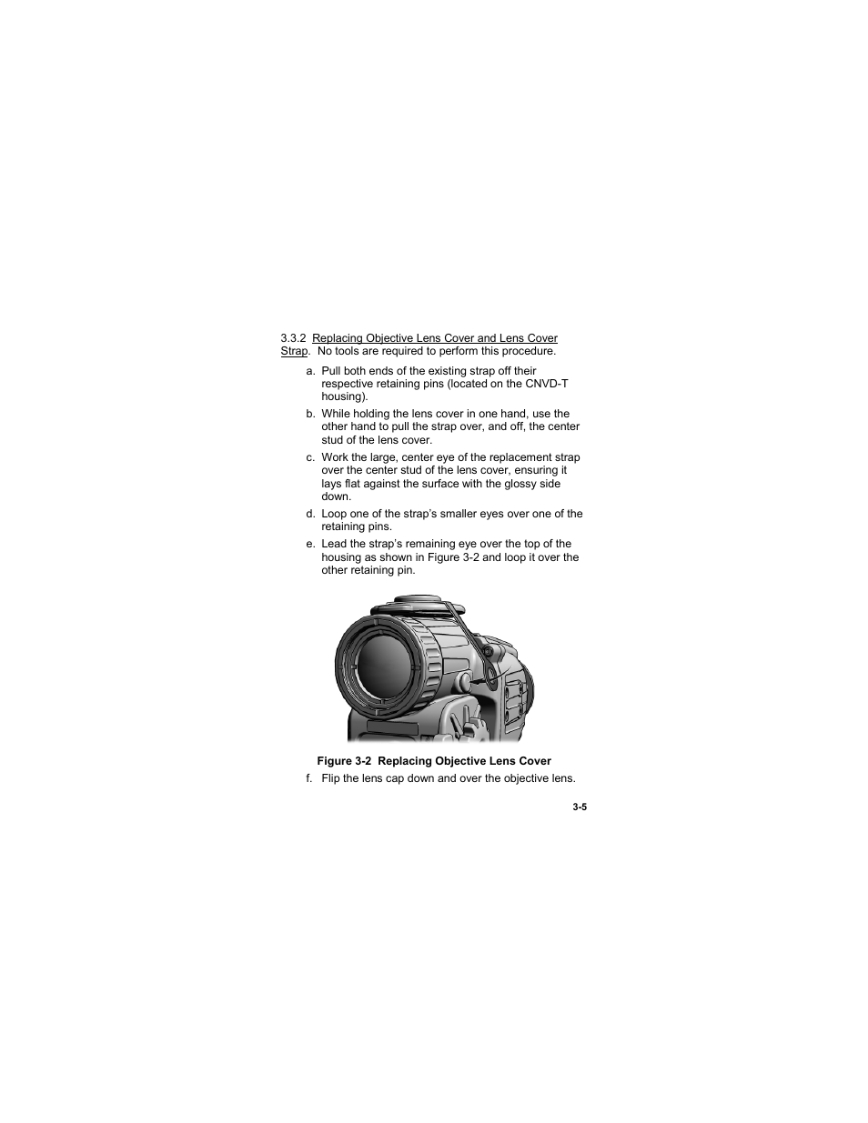 Figure 3-1 replacing objective lens cover | EOTech CNVD-T (SU-232/PAS) Clip-On Night Vision Device - Thermal User Manual | Page 47 / 56