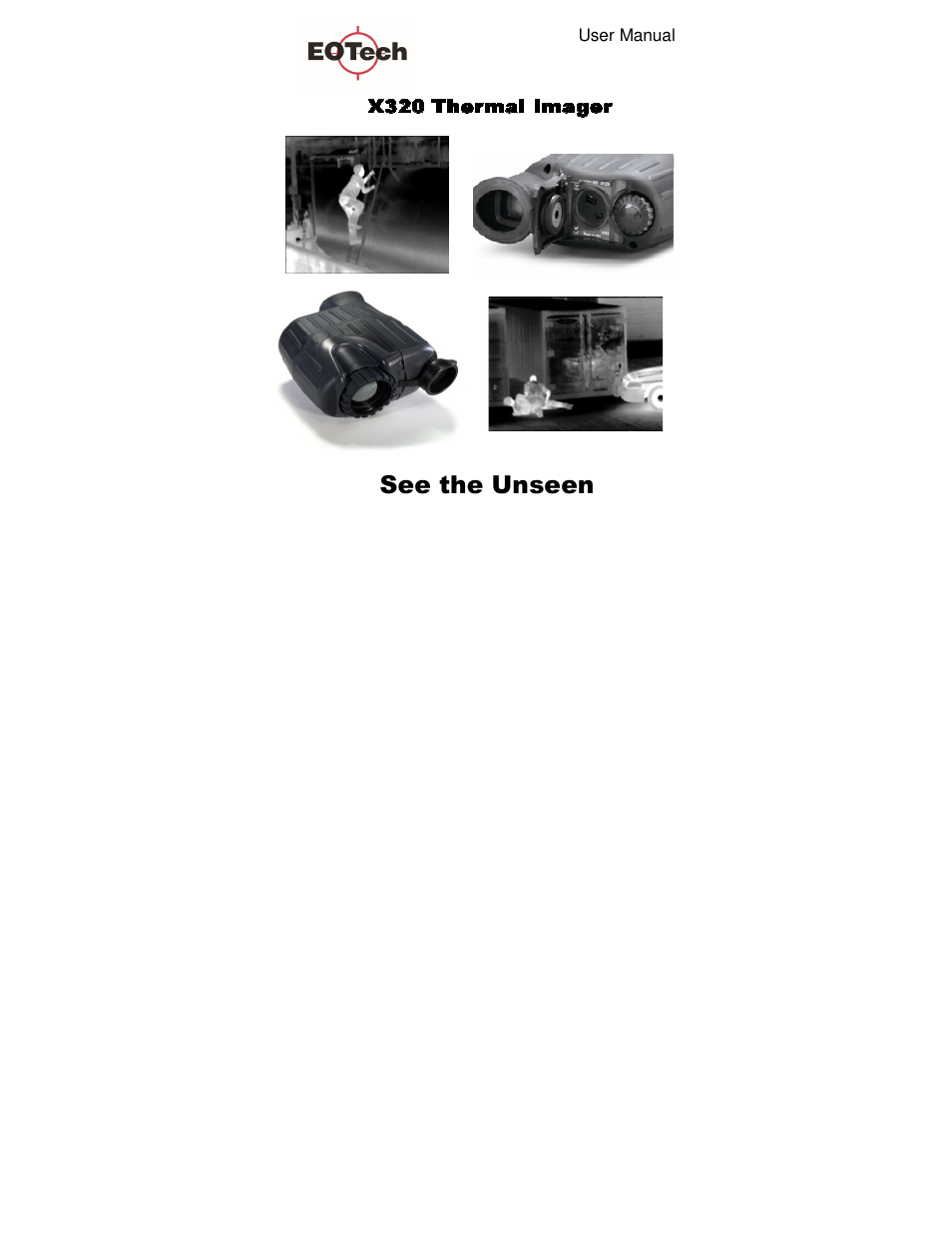 EOTech X320 User Manual User Manual | 35 pages