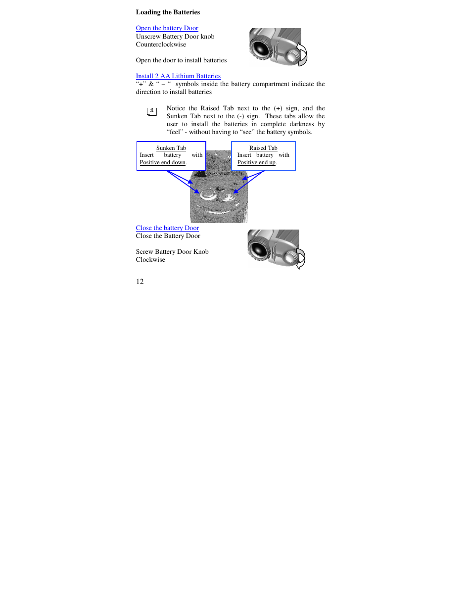 EOTech X320 User Manual User Manual | Page 12 / 35