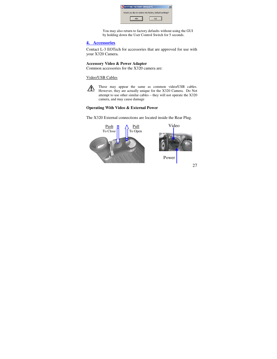 EOTech X320 User Manual User Manual | Page 27 / 35