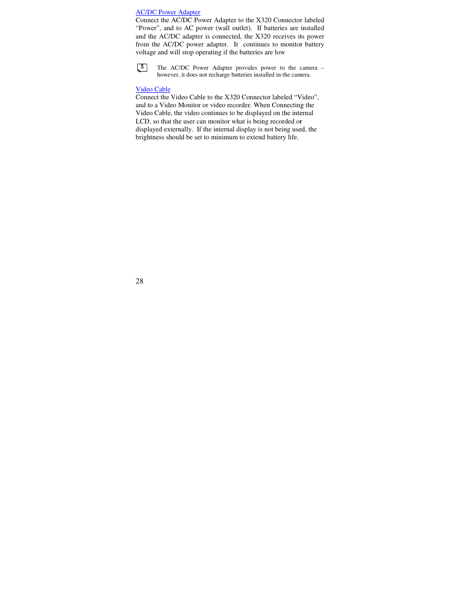 EOTech X320 User Manual User Manual | Page 28 / 35
