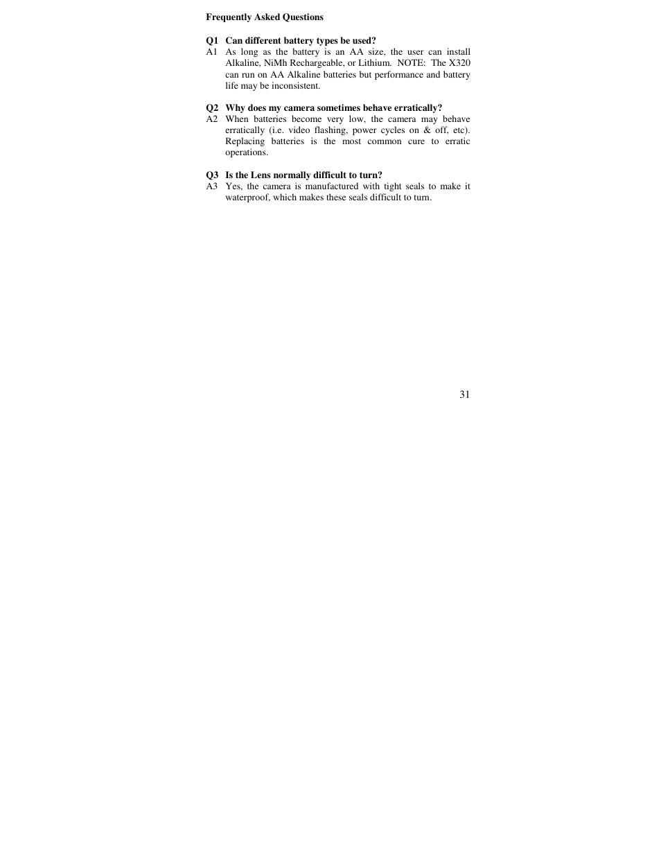 EOTech X320 User Manual User Manual | Page 31 / 35