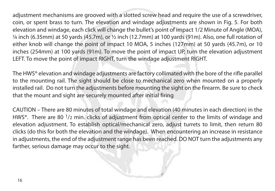 EOTech XPS2-Z User Manual | Page 24 / 38