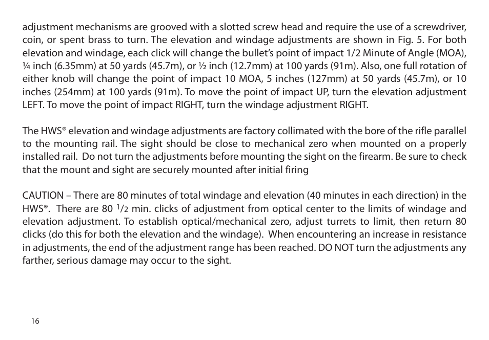 EOTech XPS2 User Manual | Page 24 / 38