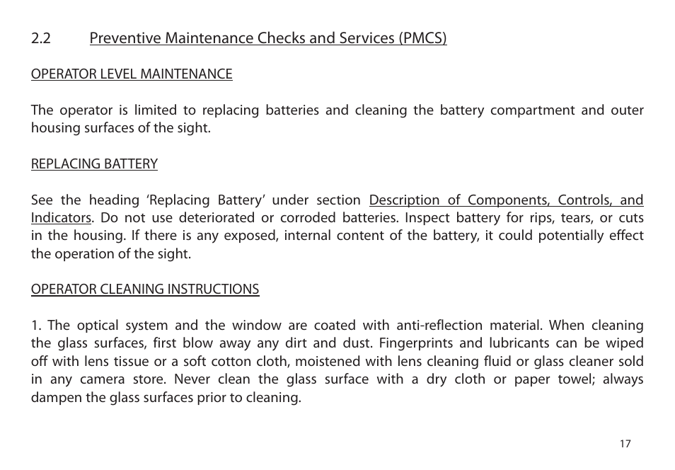 EOTech XPS2 User Manual | Page 25 / 38