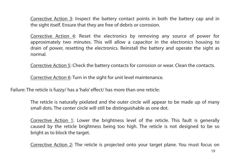 EOTech XPS2 User Manual | Page 27 / 38