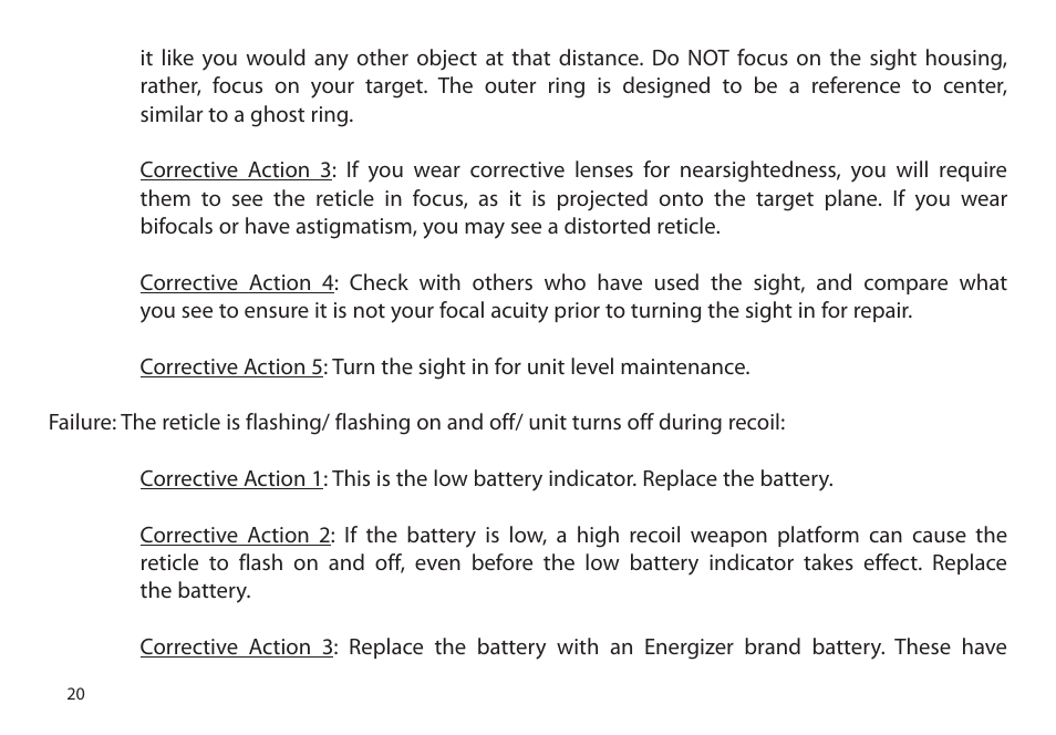EOTech XPS2 User Manual | Page 28 / 38