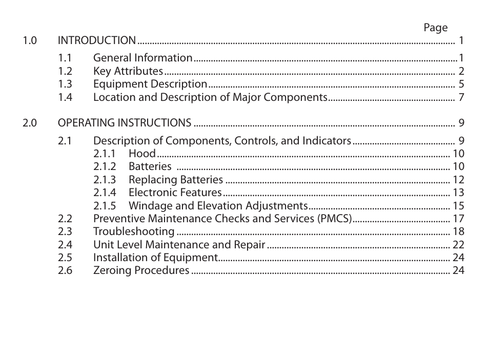 EOTech XPS2 User Manual | Page 7 / 38