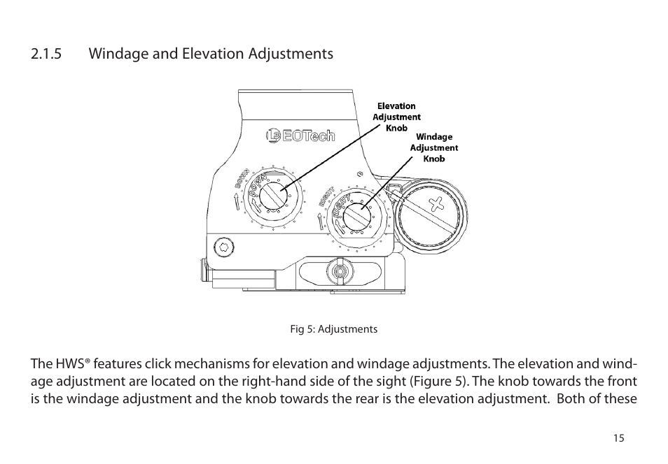 EOTech Holographic Hybrid Sight II EXPS2-2 with G33.STS Magnifier User Manual | Page 23 / 38