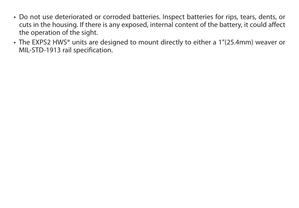 EOTech Holographic Hybrid Sight II EXPS2-2 with G33.STS Magnifier User Manual | Page 6 / 38