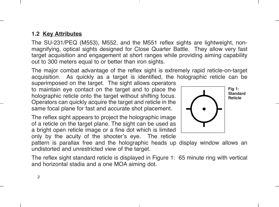 EOTech 553 User Manual | Page 10 / 58