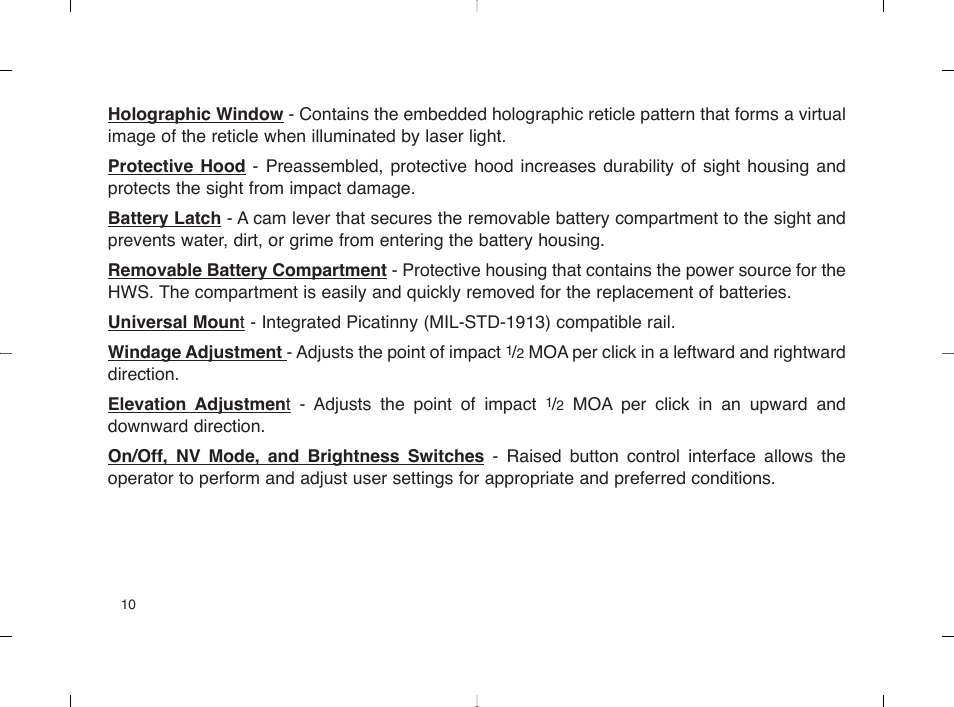 EOTech 553 User Manual | Page 18 / 58