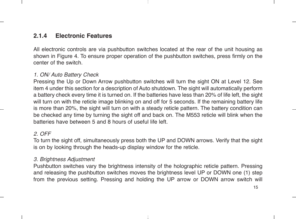 EOTech 553 User Manual | Page 23 / 58