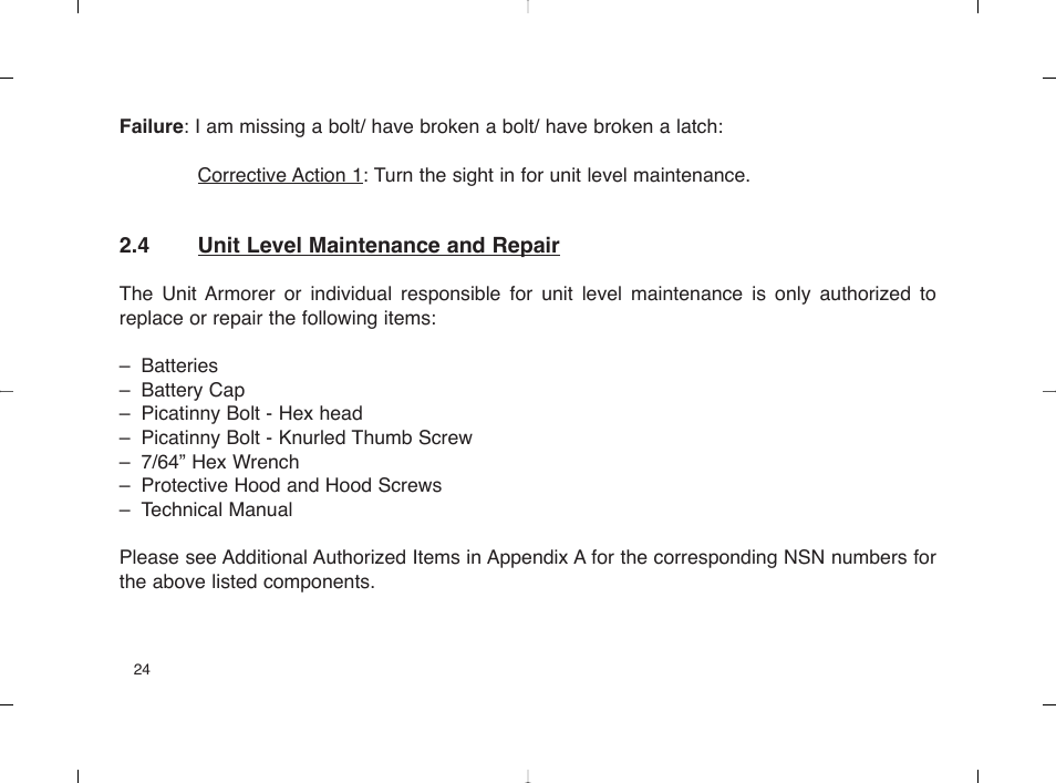 EOTech 553 User Manual | Page 32 / 58