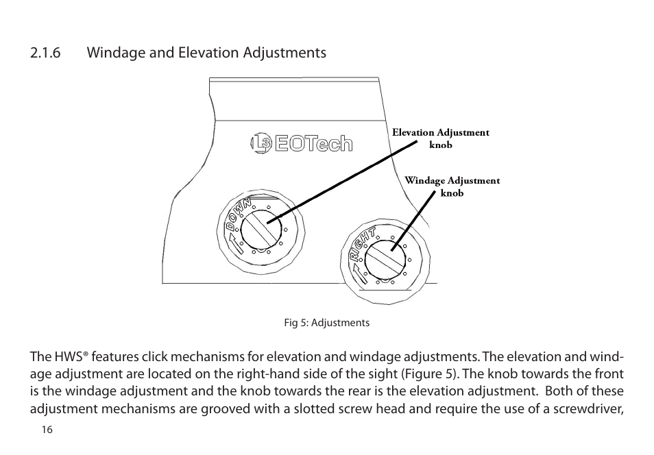 EOTech XPS3 User Manual | Page 24 / 40