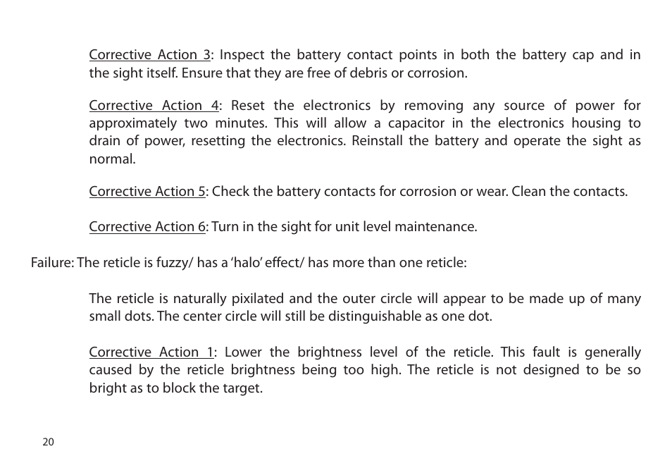 EOTech XPS3 User Manual | Page 28 / 40