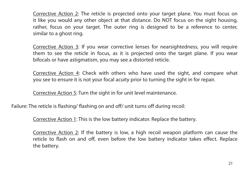 EOTech XPS3 User Manual | Page 29 / 40