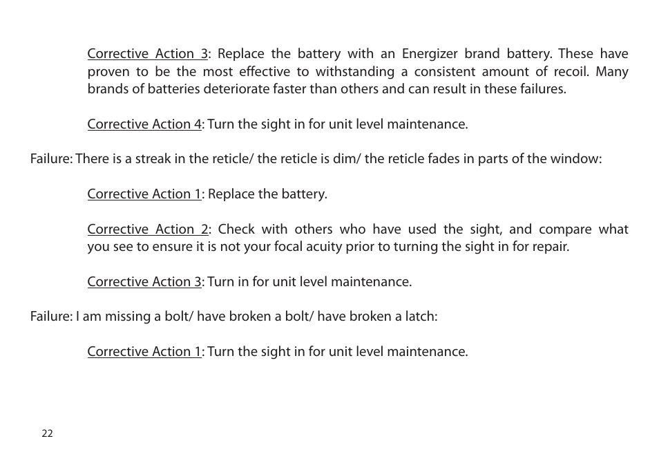 EOTech XPS3 User Manual | Page 30 / 40