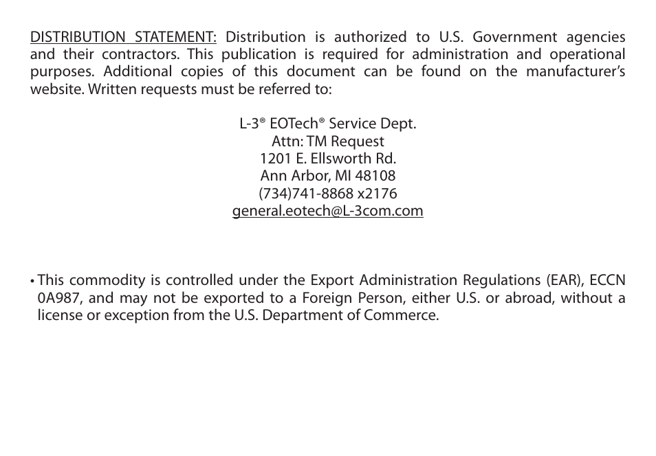 EOTech Holographic Hybrid Sight I EXPS3-4 with G33.STS Magnifier User Manual | Page 2 / 40