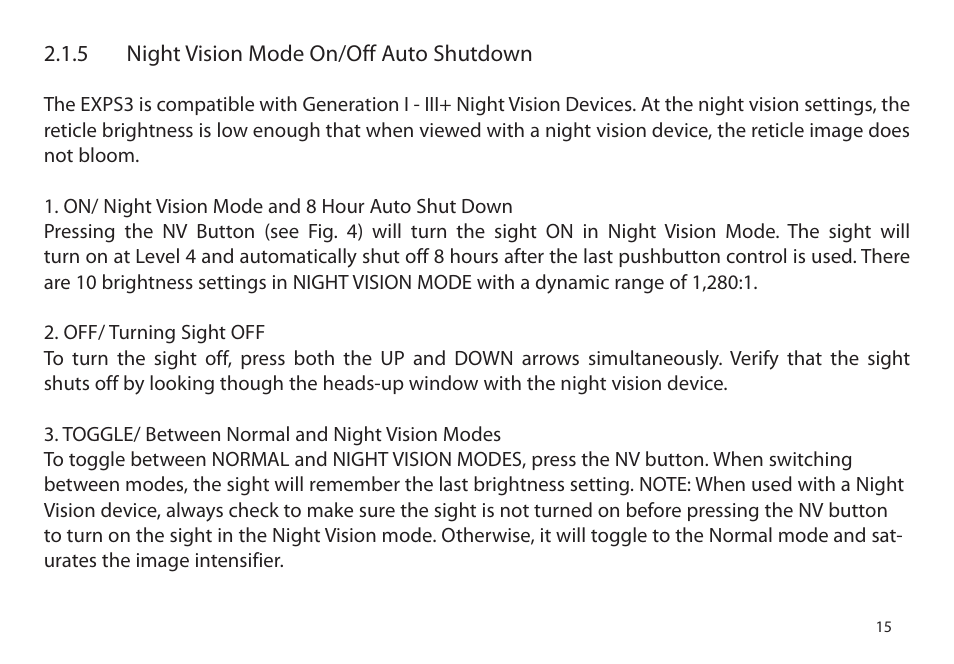 EOTech Holographic Hybrid Sight I EXPS3-4 with G33.STS Magnifier User Manual | Page 23 / 40