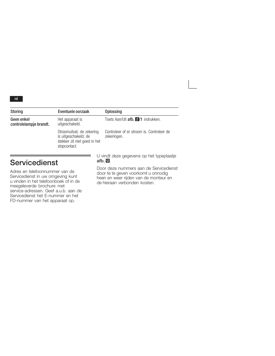 Servicedienst | Neff K4624X7 User Manual | Page 56 / 61