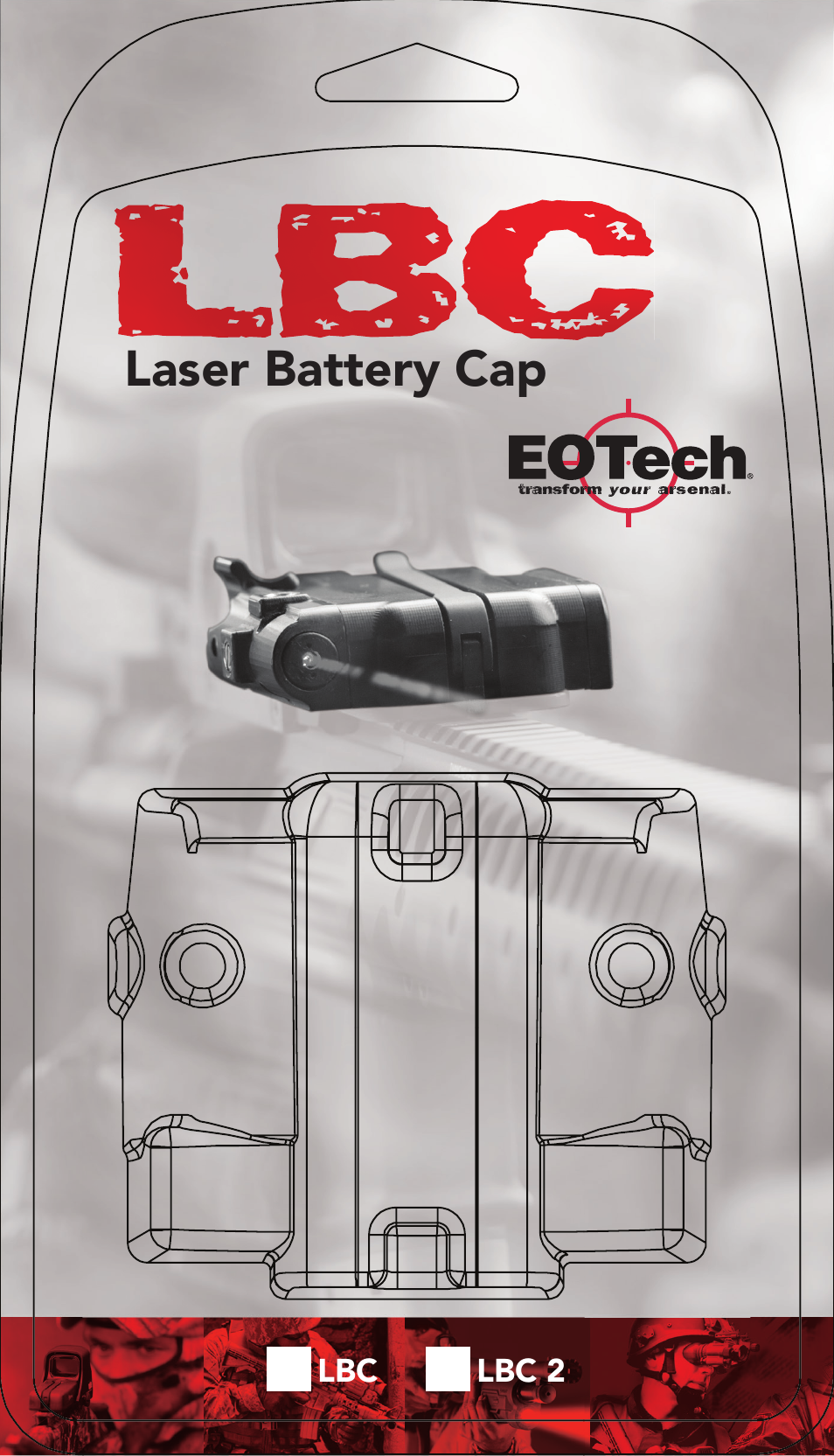 EOTech NEW 512 Laser Battery Cap User Manual | 4 pages