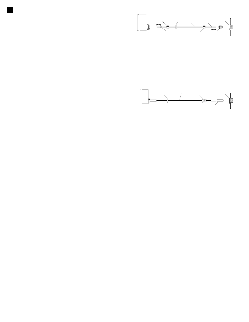 Gauge connection (cont), Limited warranty and service procedures, B. mechanical oil pressure | C. mechanical temperature | Equus 8468 - 2-5/8 Voltmeter User Manual | Page 2 / 6