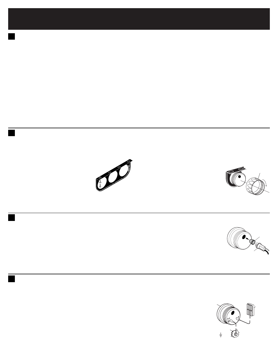 Preparación para la instalación, Montaje e instalación, Instalación y conexión de la luz del indicador | Conexión del indicador | Equus 8468 - 2-5/8 Voltmeter User Manual | Page 5 / 6