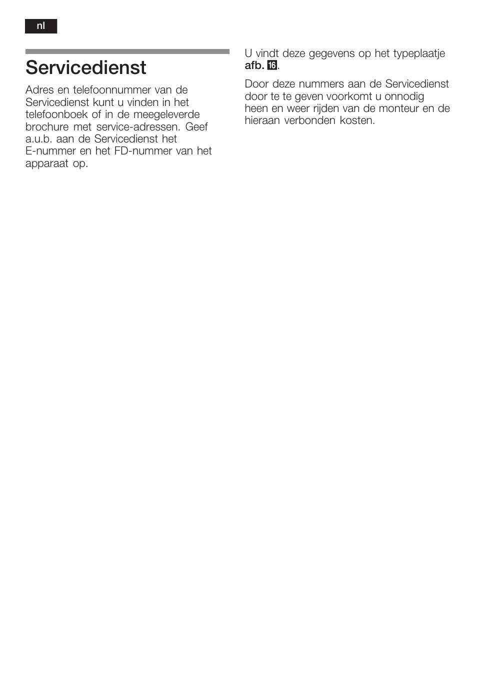 Servicedienst | Neff K8125X0  EU User Manual | Page 100 / 105