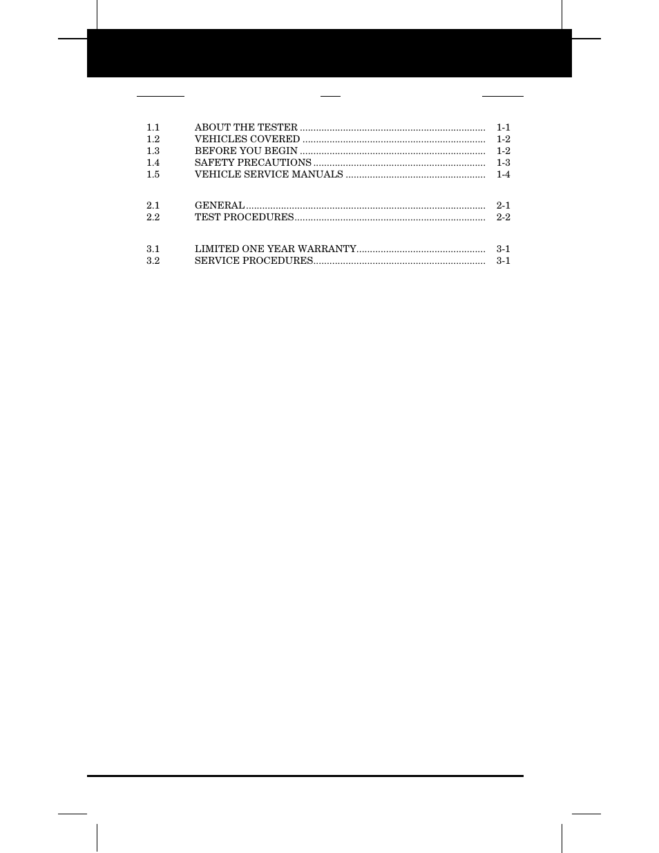 Equus 3640 - Fuel Injection Pressure Tester User Manual | Page 2 / 16
