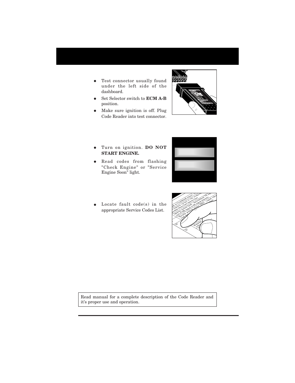 You can do it, Plug it in, Read fault codes | Pinpoint problems | Equus 3123 - GM Code Reader (1982 - 1995) User Manual | Page 3 / 52