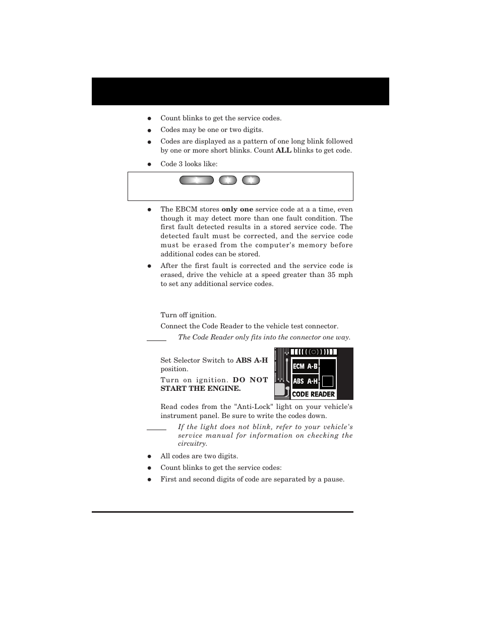 Equus 3123 - GM Code Reader (1982 - 1995) User Manual | Page 30 / 52